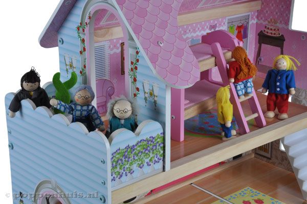 Optioneel: leuke poppenhuis poppetjes.
