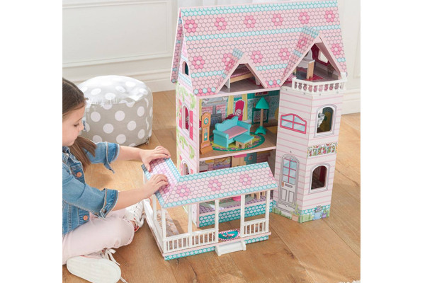 Met afneembare veranda.