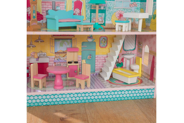 Compleet ingericht met de leukste meubeltjes.