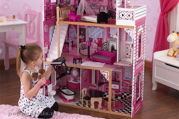 Kidkraft Amelia | Poppenhuis.nl Kidkraft Amelia Barbiehuis | Gratis Verzending! Het Houten