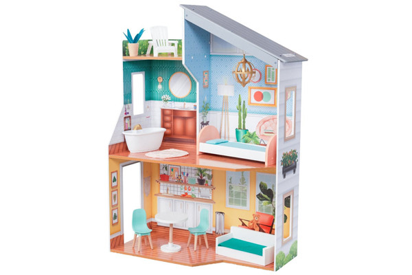 Vrolijk ontwerp met opvallende kleuren.