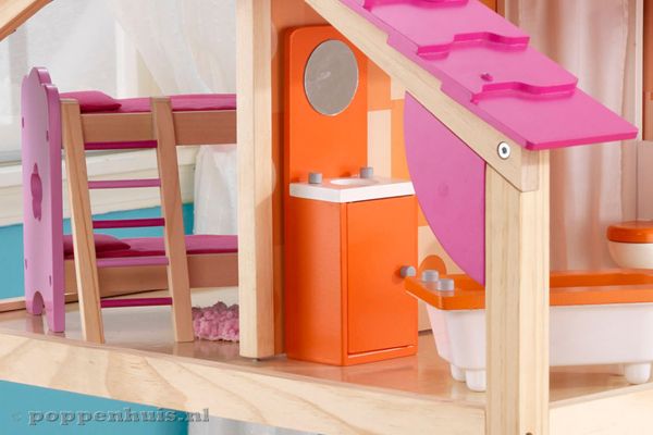 Vrolijke kleuren voor de badkamer.