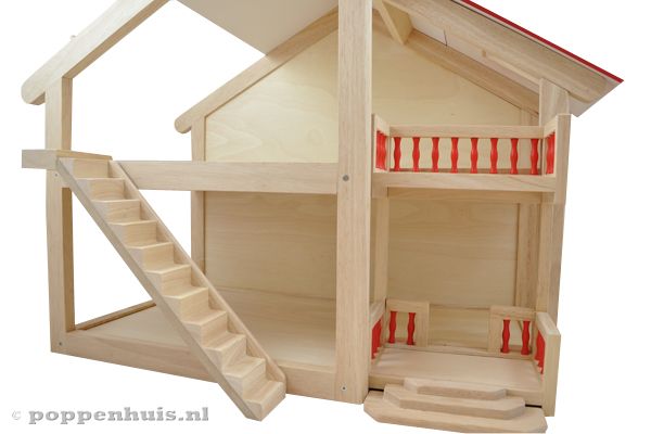 De trap is verplaatsbaar.